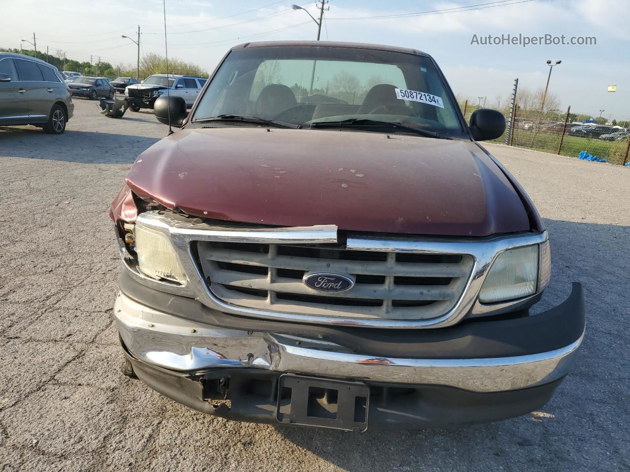 2003 Ford F150  Maroon vin: 1FTRF172X3NA54965