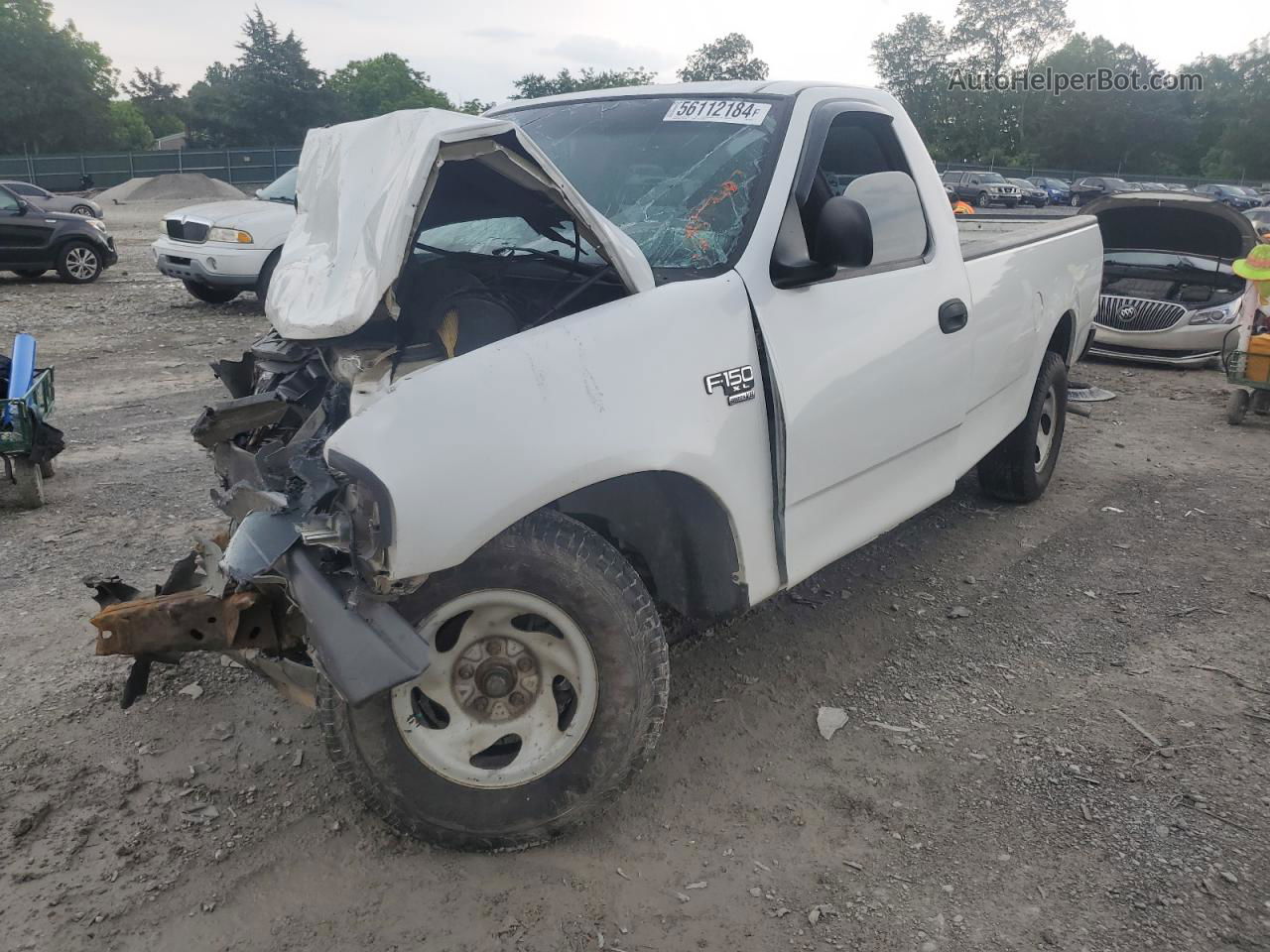 2001 Ford F150  White vin: 1FTRF17L91NB85214