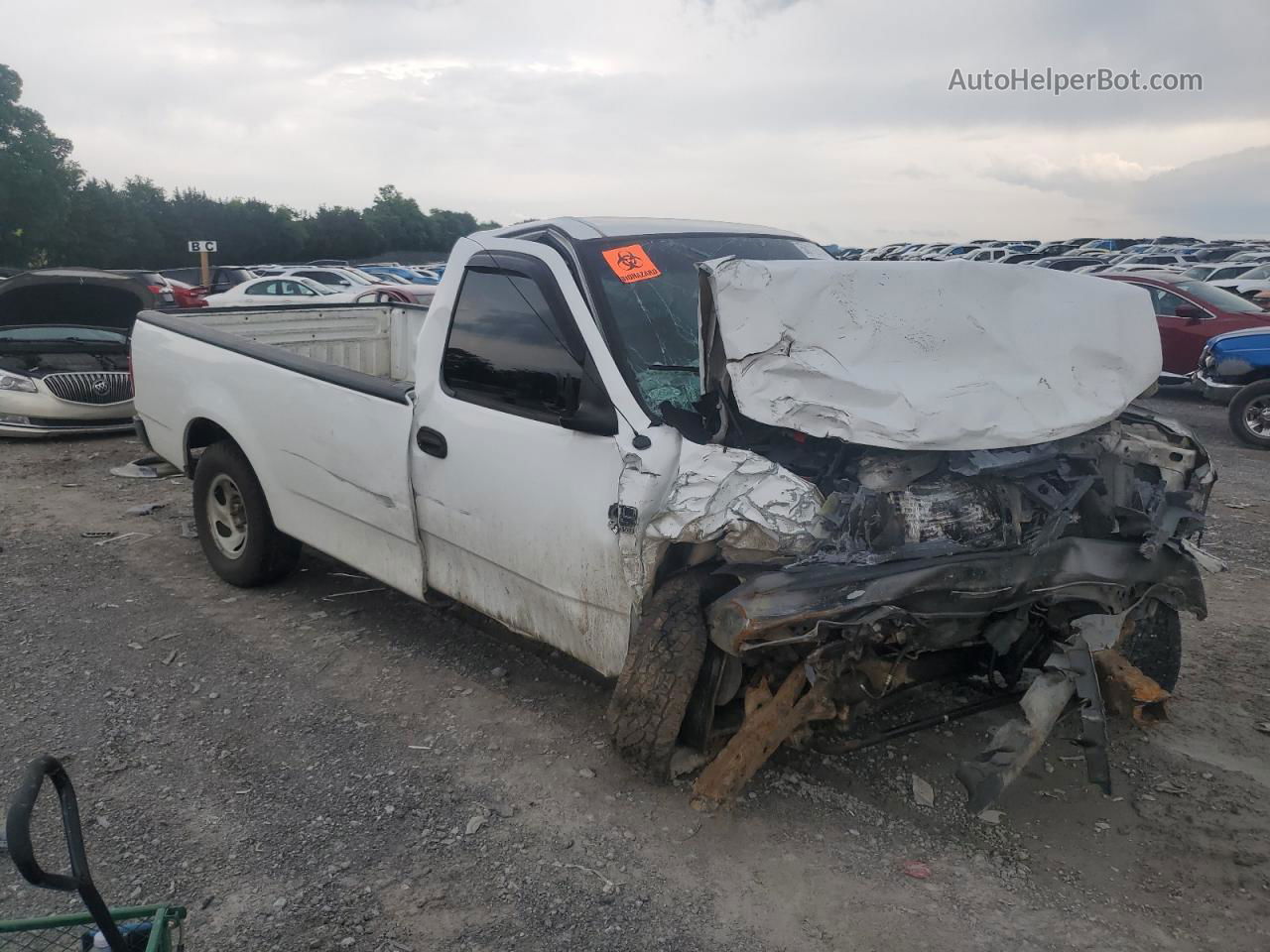 2001 Ford F150  White vin: 1FTRF17L91NB85214