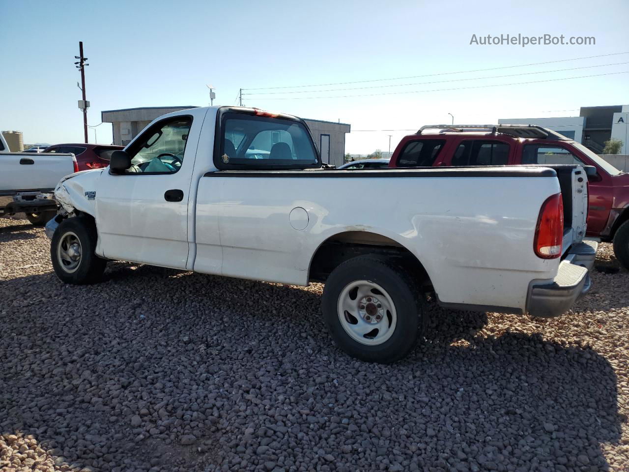 2003 Ford F150  White vin: 1FTRF17W23NB10965