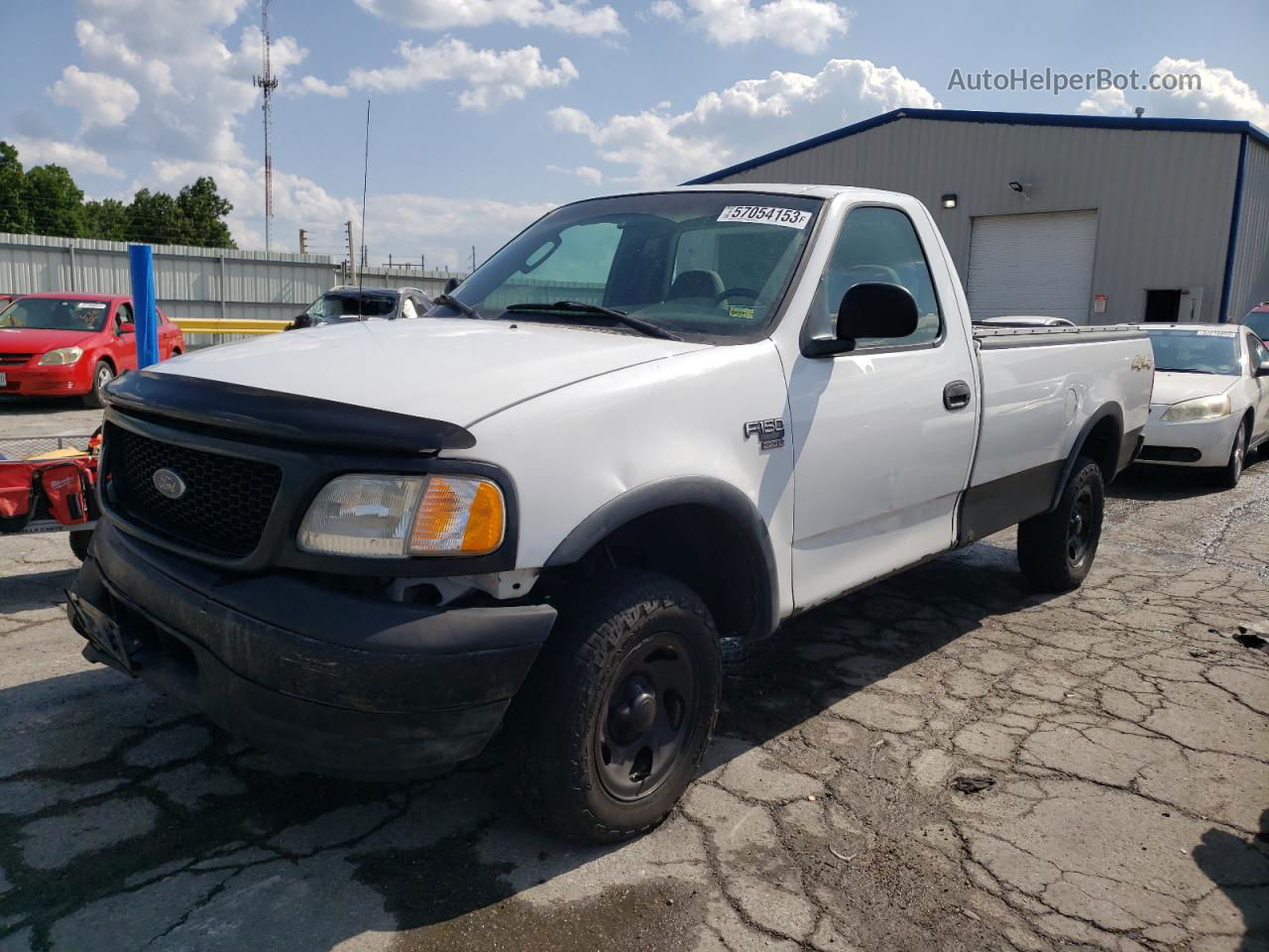 2003 Ford F150  Белый vin: 1FTRF18233NA88261