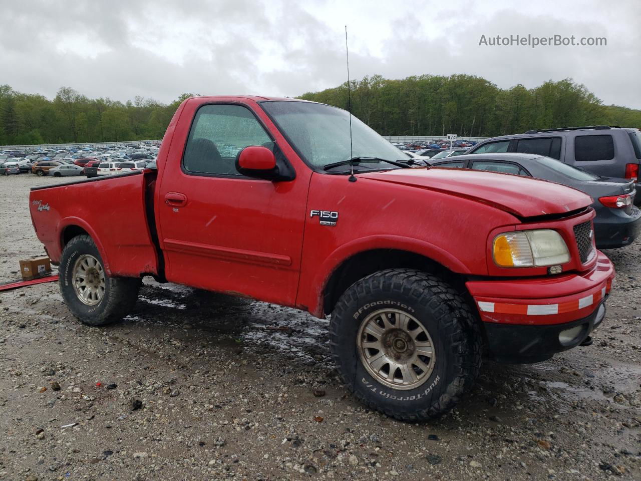 2003 Ford F150  Red vin: 1FTRF18W03NB24104