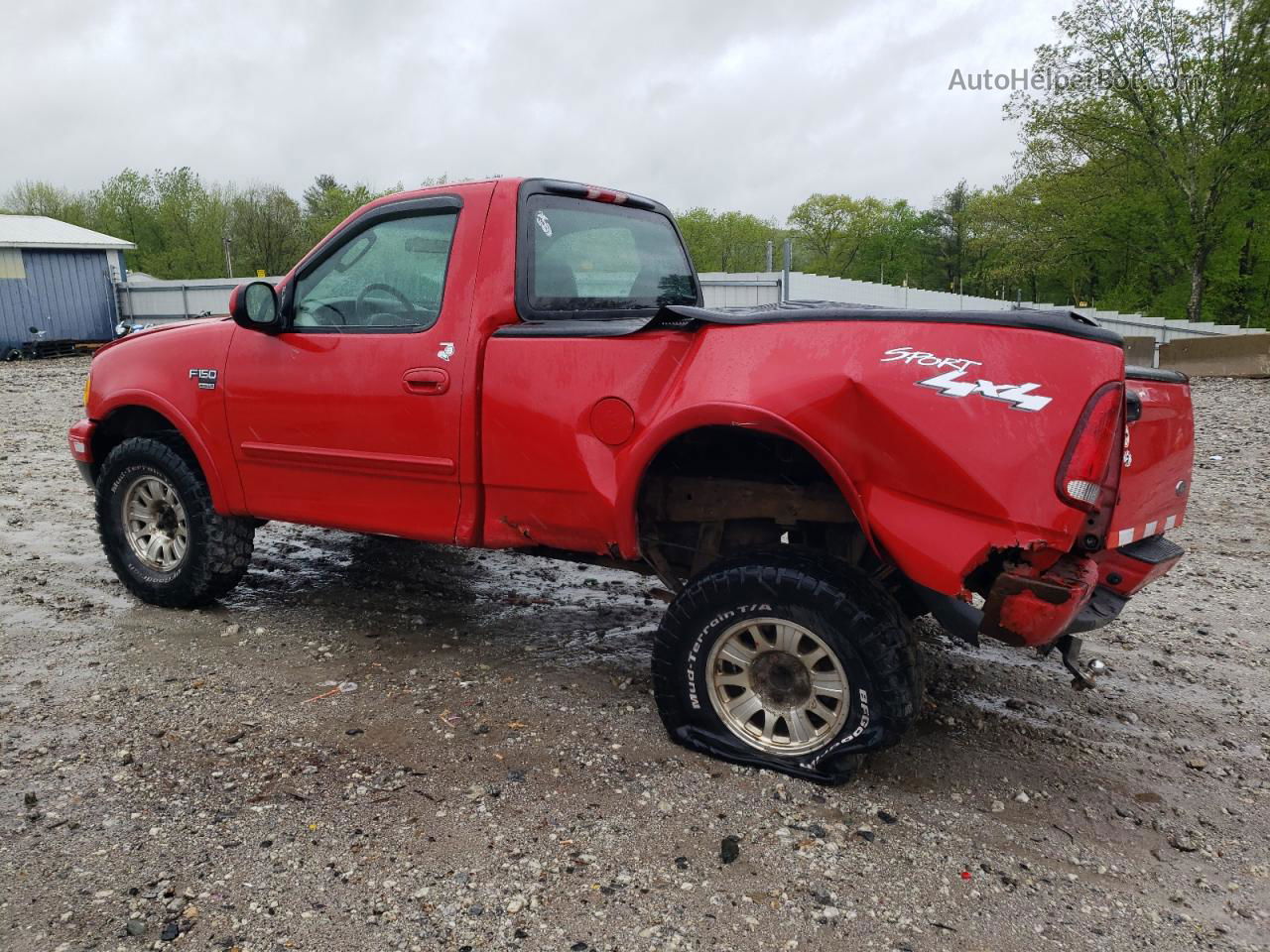 2003 Ford F150  Красный vin: 1FTRF18W03NB24104