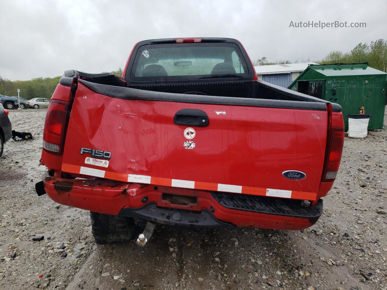 2003 Ford F150  Red vin: 1FTRF18W03NB24104