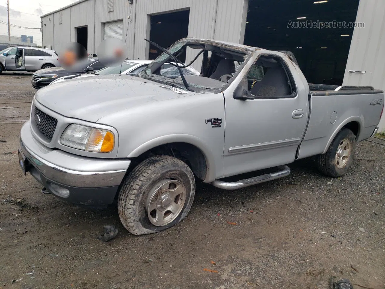 2003 Ford F150  Silver vin: 1FTRF18W93NA86369