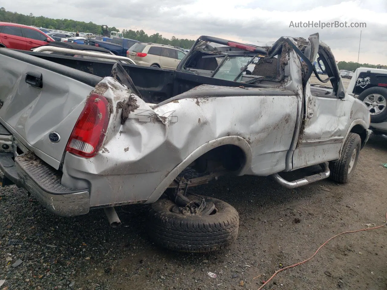 2003 Ford F150  Silver vin: 1FTRF18W93NA86369