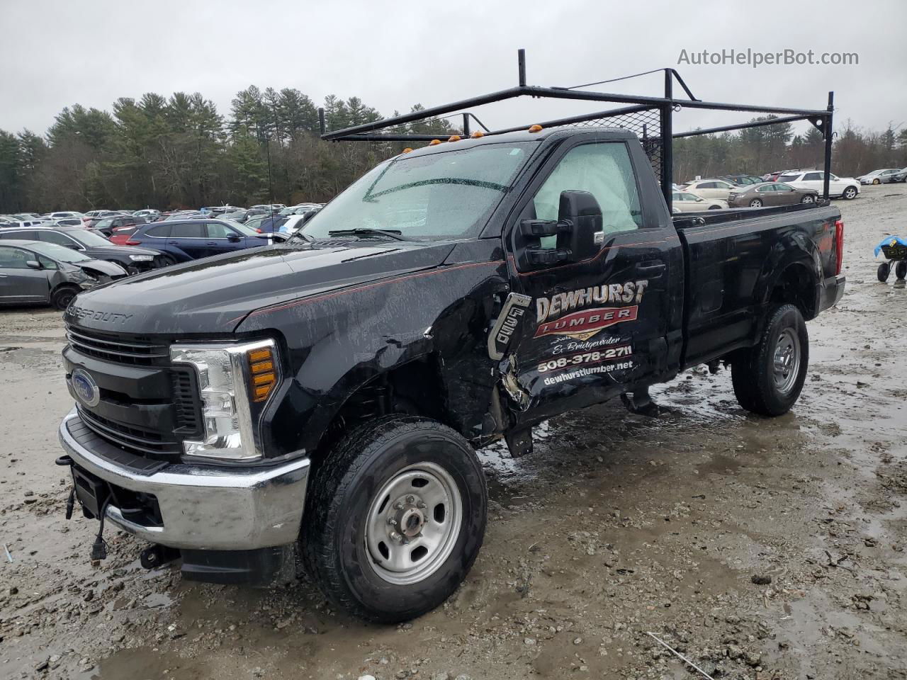 2019 Ford F350 Super Duty Black vin: 1FTRF3B60KED16318