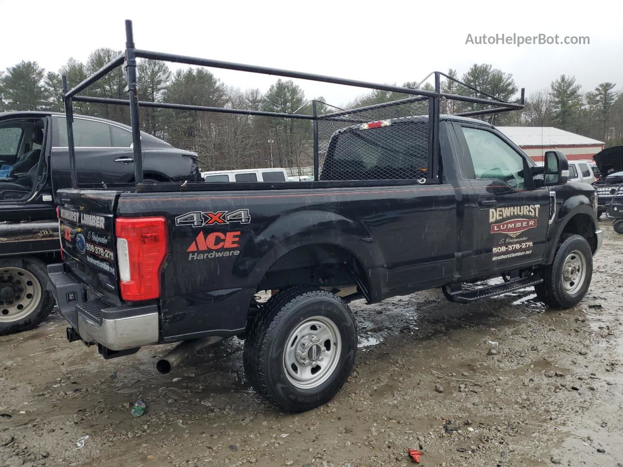 2019 Ford F350 Super Duty Black vin: 1FTRF3B60KED16318