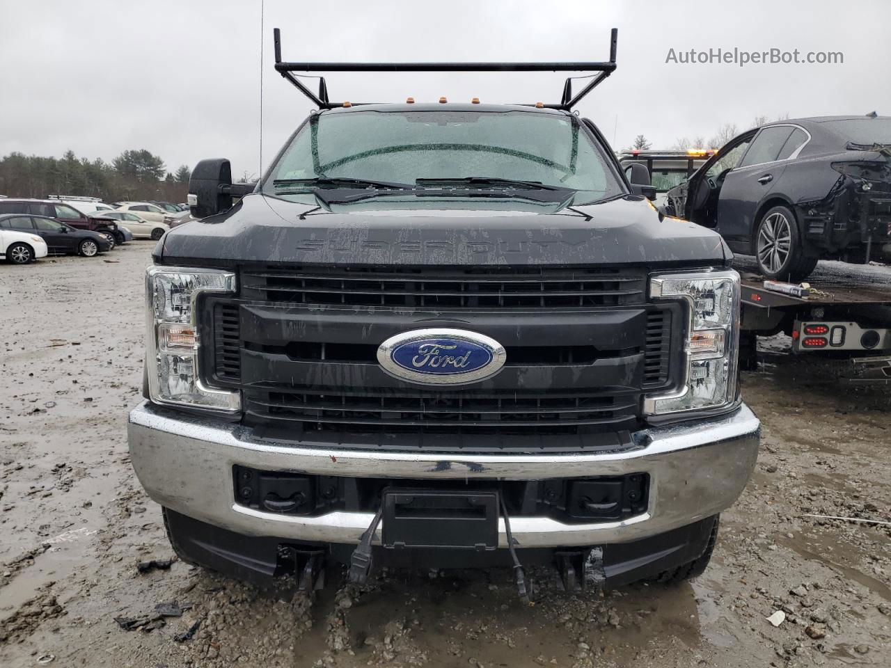 2019 Ford F350 Super Duty Black vin: 1FTRF3B60KED16318