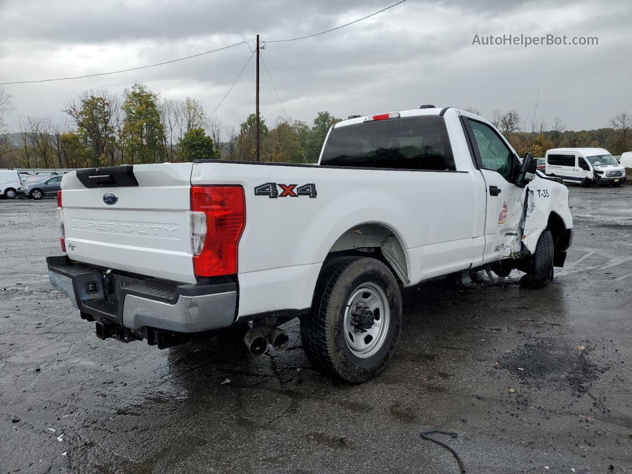 2020 Ford F350 Super Duty White vin: 1FTRF3BT0LEE79364