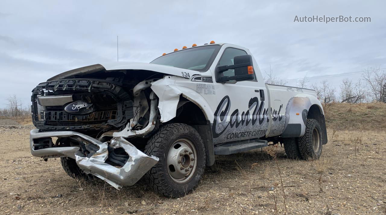 2014 Ford F350 Super Duty White vin: 1FTRF3D6XEEA94923