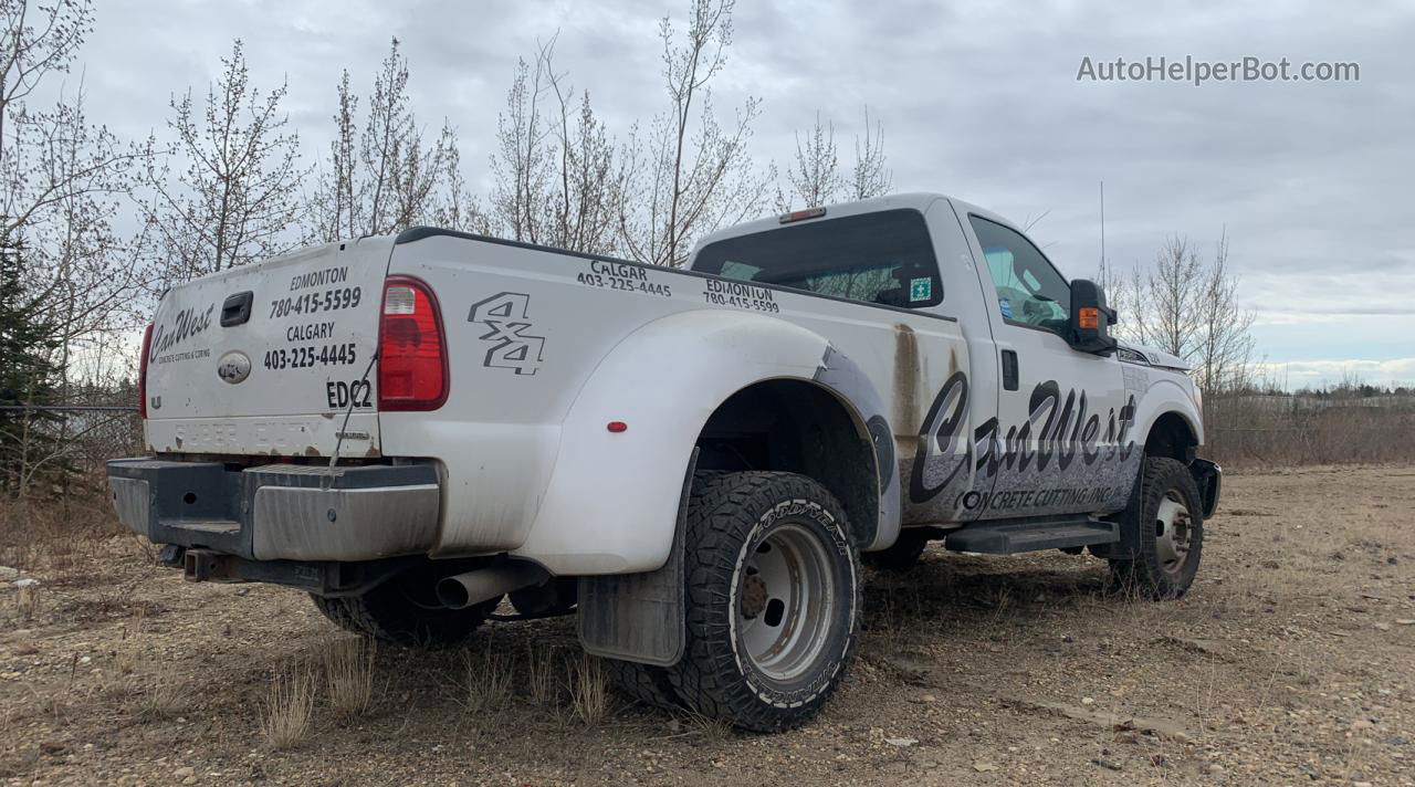 2014 Ford F350 Super Duty White vin: 1FTRF3D6XEEA94923