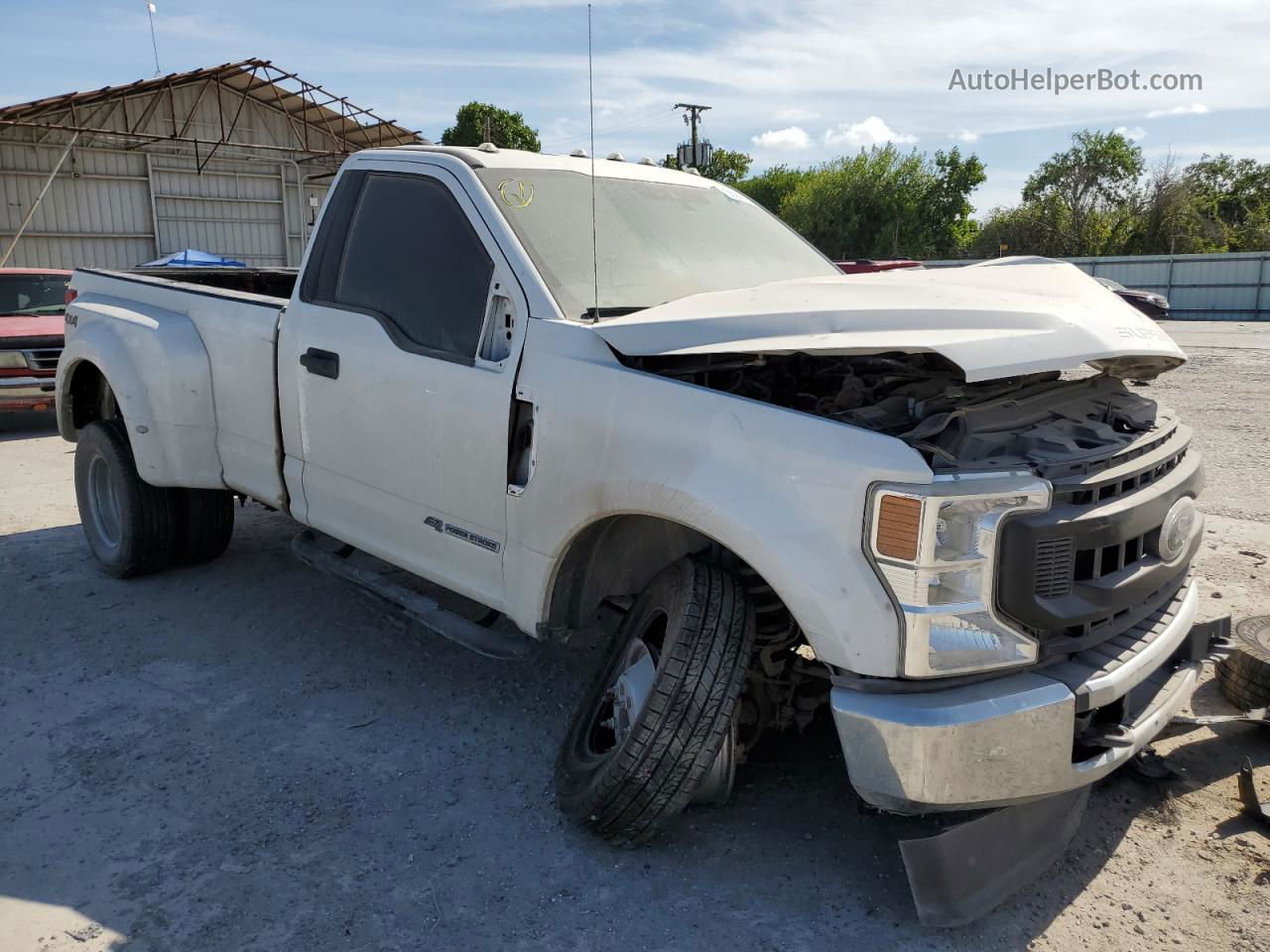 2020 Ford F350 Super Duty White vin: 1FTRF3DT6LEC41502