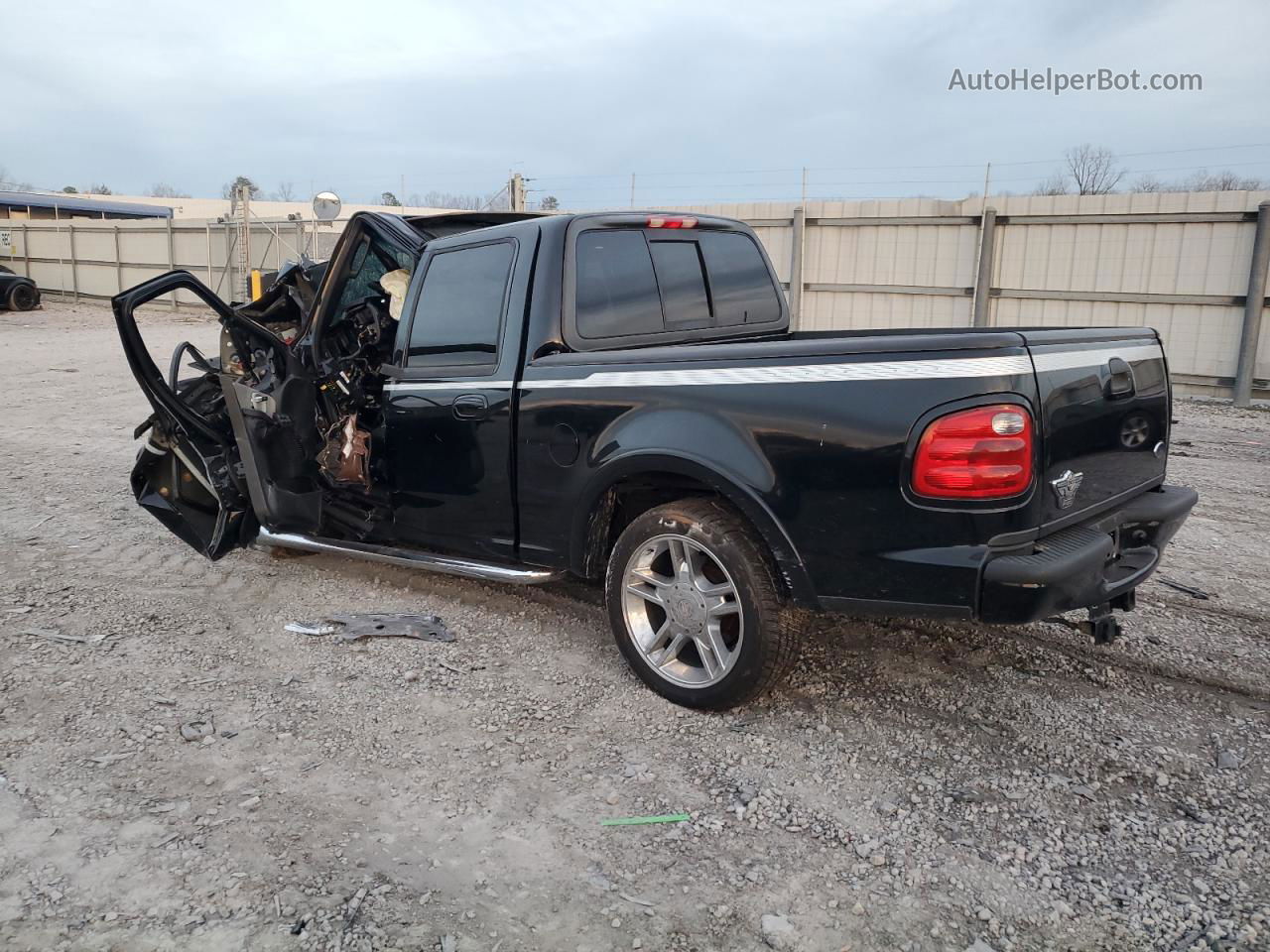 2003 Ford F150 Supercrew Harley Davidson Black vin: 1FTRW07393KB56696