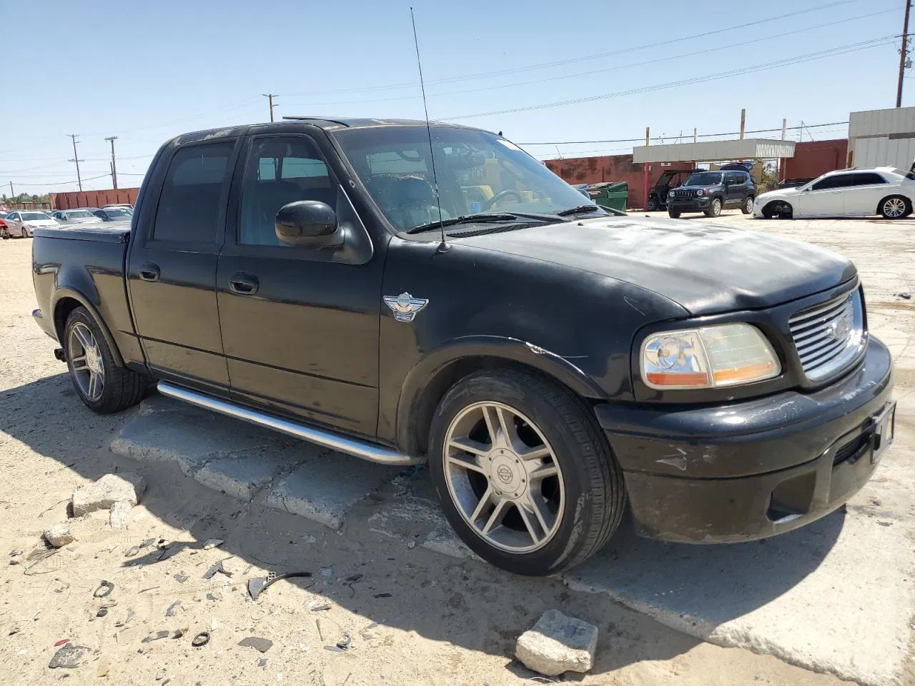 2003 Ford F150 Supercrew Harley Davidson Black vin: 1FTRW073X3KC51901