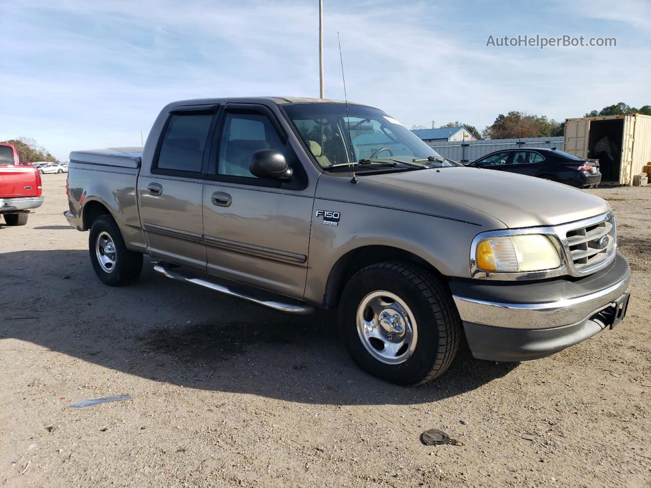 2003 Ford F150 Supercrew Beige vin: 1FTRW07603KC29500