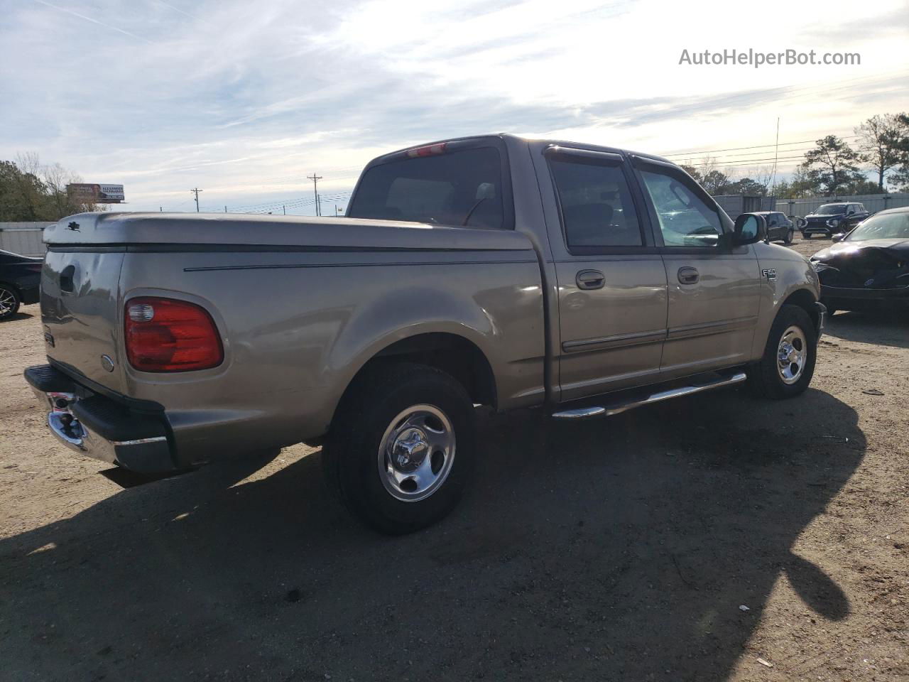 2003 Ford F150 Supercrew Beige vin: 1FTRW07603KC29500