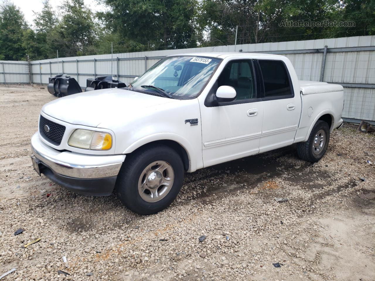 2003 Ford F150 Supercrew White vin: 1FTRW07613KA58871