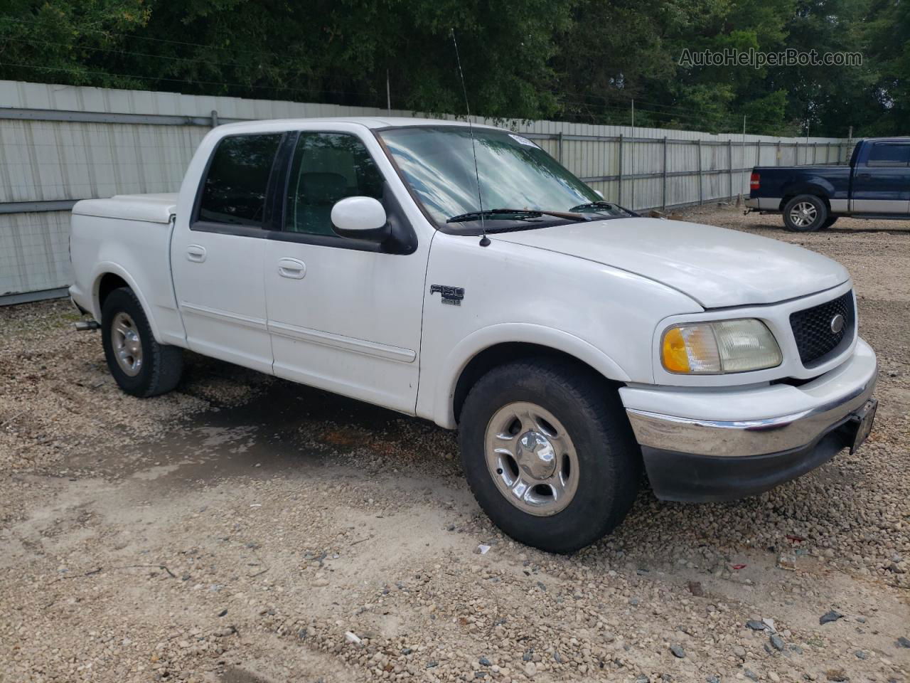 2003 Ford F150 Supercrew White vin: 1FTRW07613KA58871