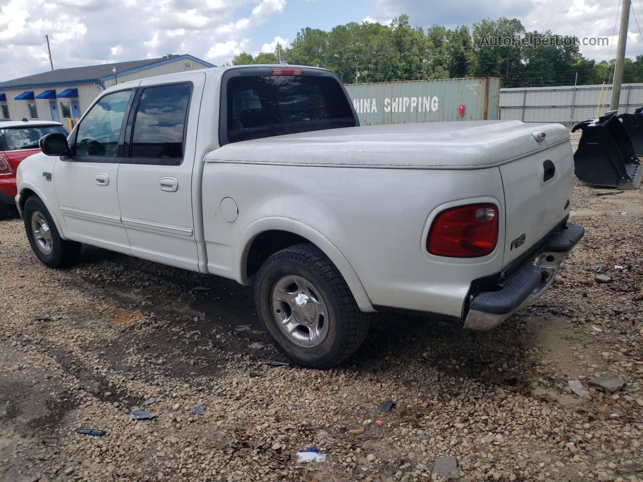 2003 Ford F150 Supercrew White vin: 1FTRW07613KA58871