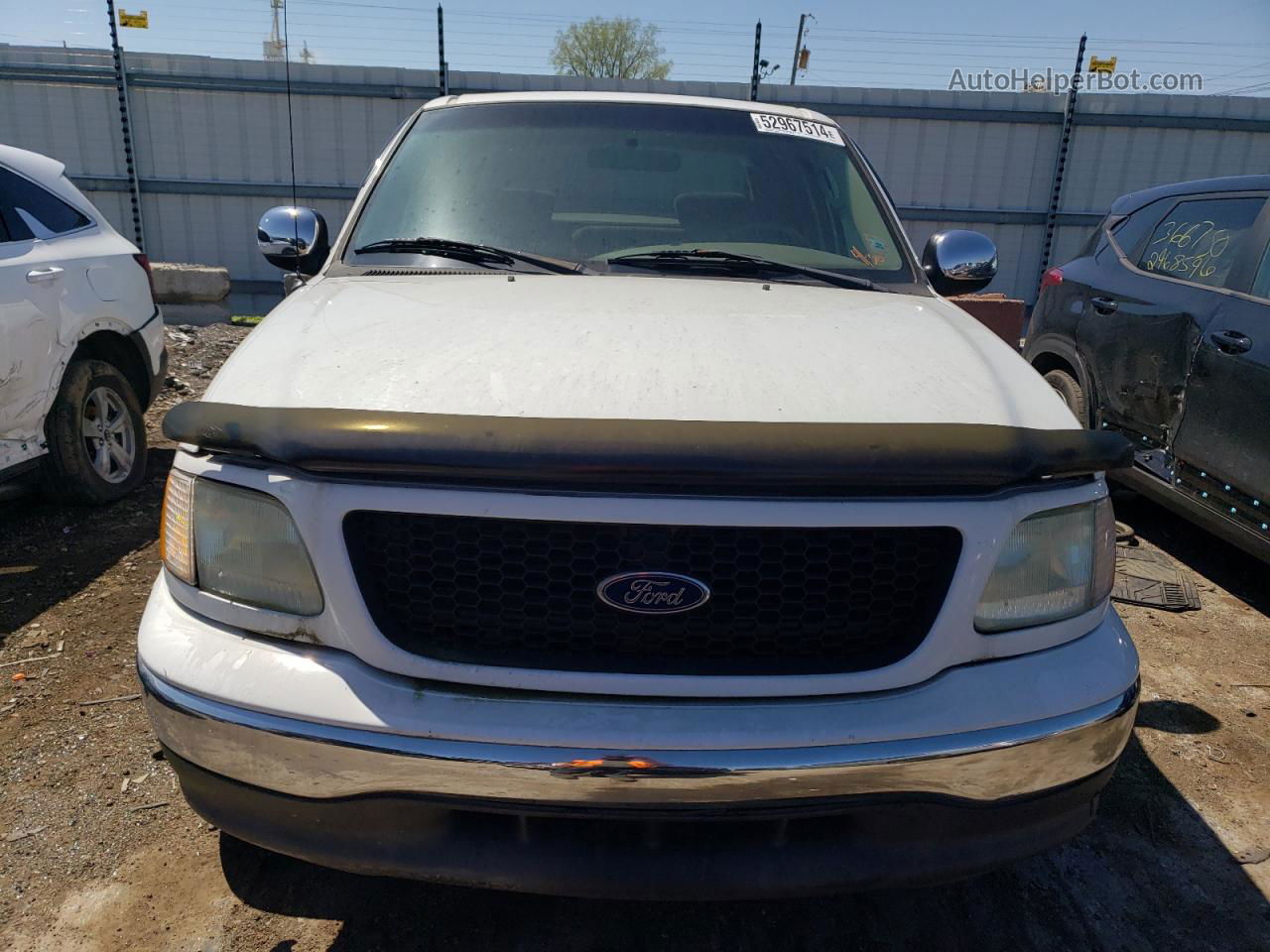 2003 Ford F150 Supercrew White vin: 1FTRW07613KB93882