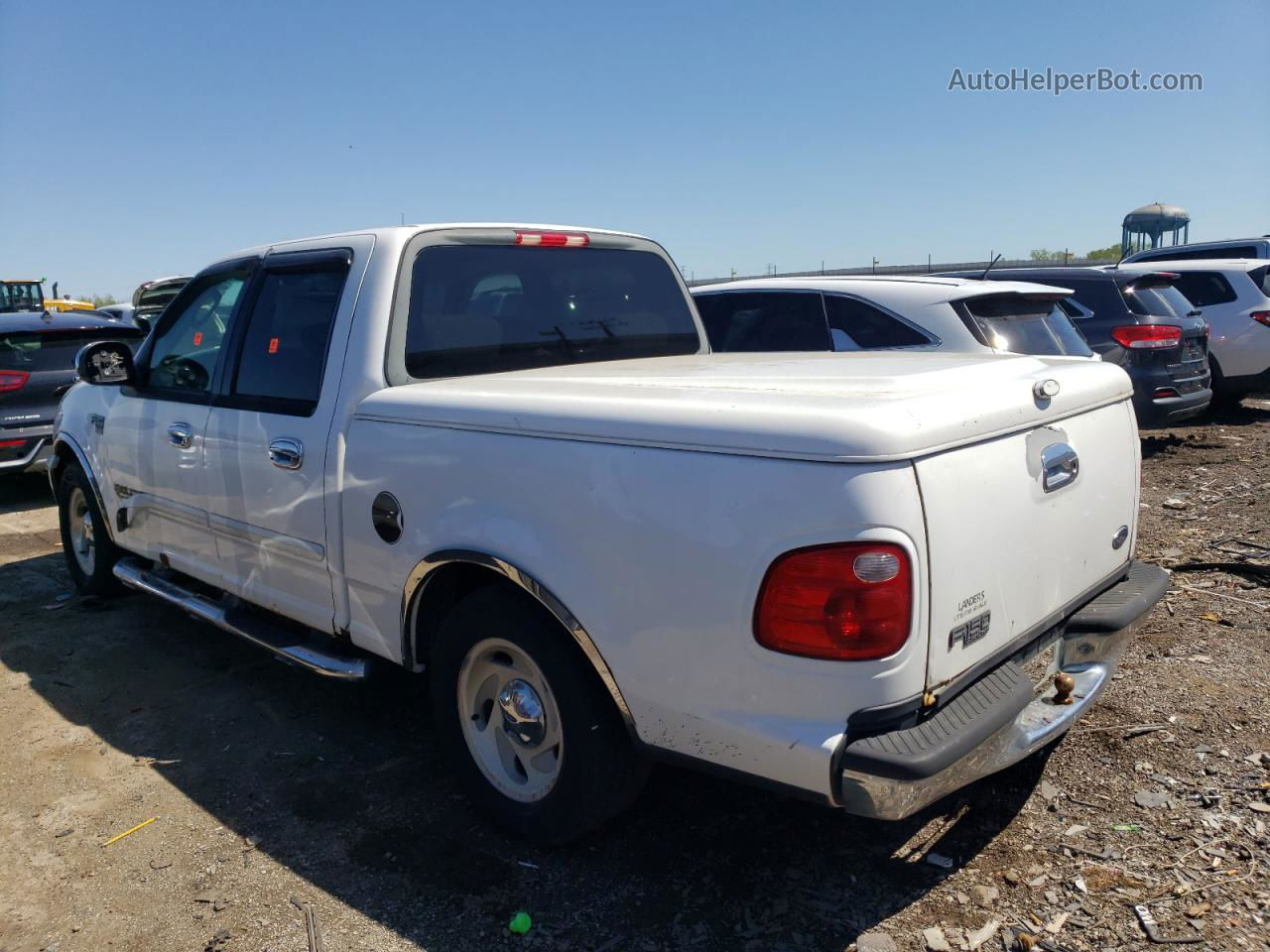 2003 Ford F150 Supercrew White vin: 1FTRW07613KB93882