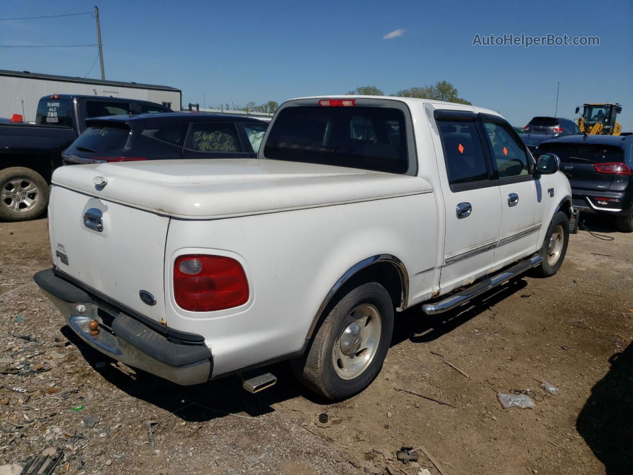 2003 Ford F150 Supercrew White vin: 1FTRW07613KB93882