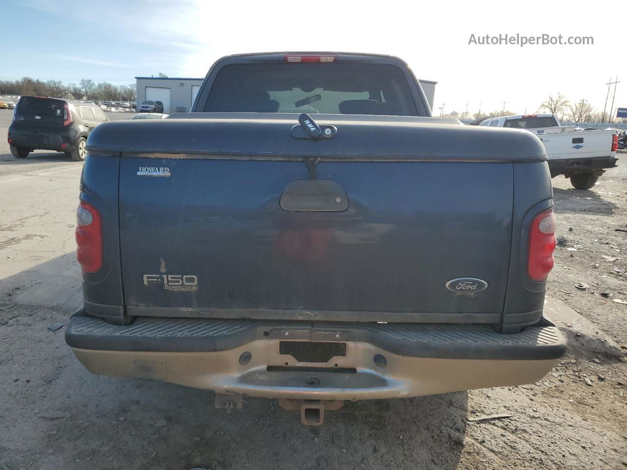 2003 Ford F150 Supercrew Blue vin: 1FTRW07613KD03961