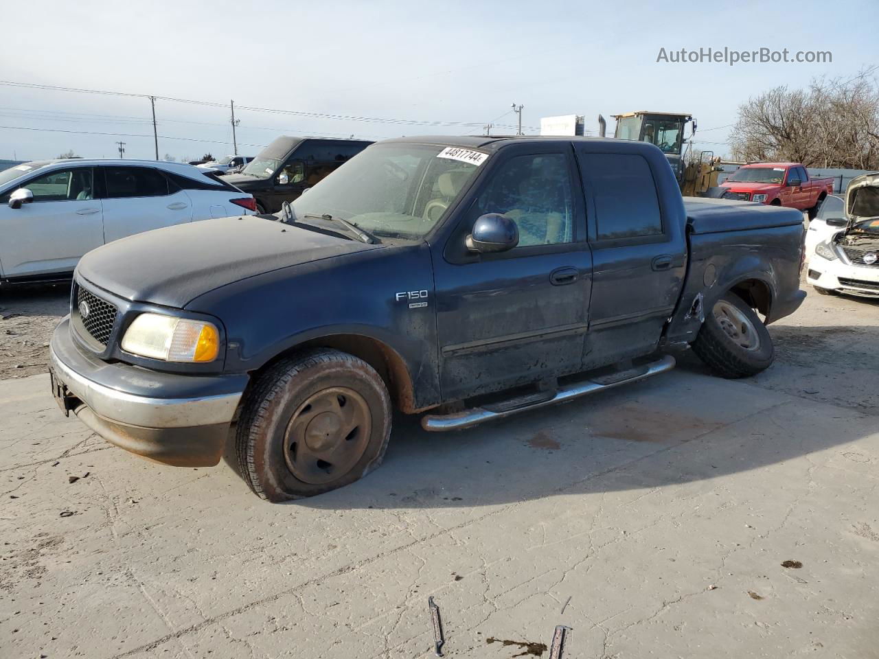 2003 Ford F150 Supercrew Синий vin: 1FTRW07613KD03961