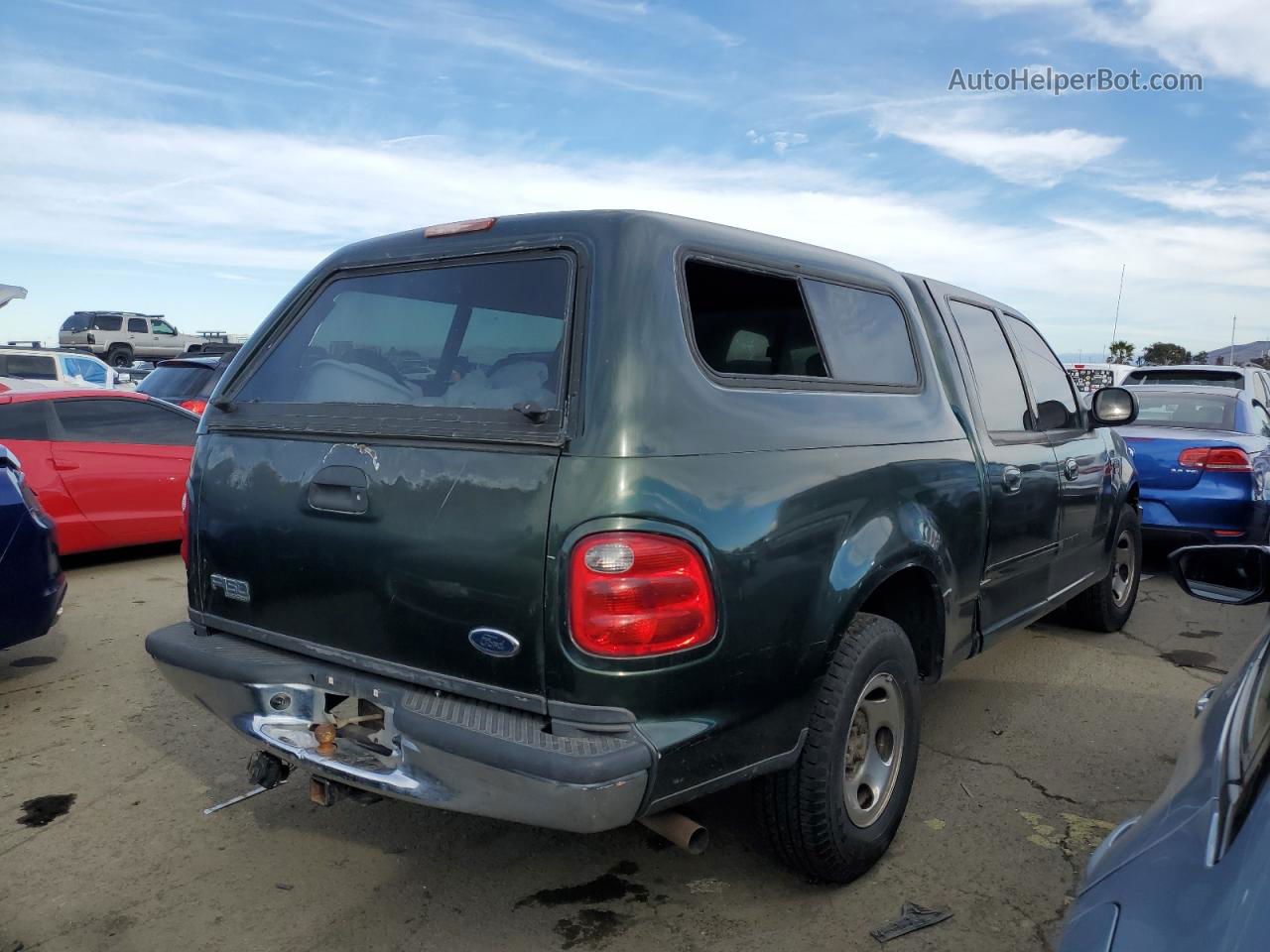 2003 Ford F150 Supercrew Green vin: 1FTRW07623KD57544