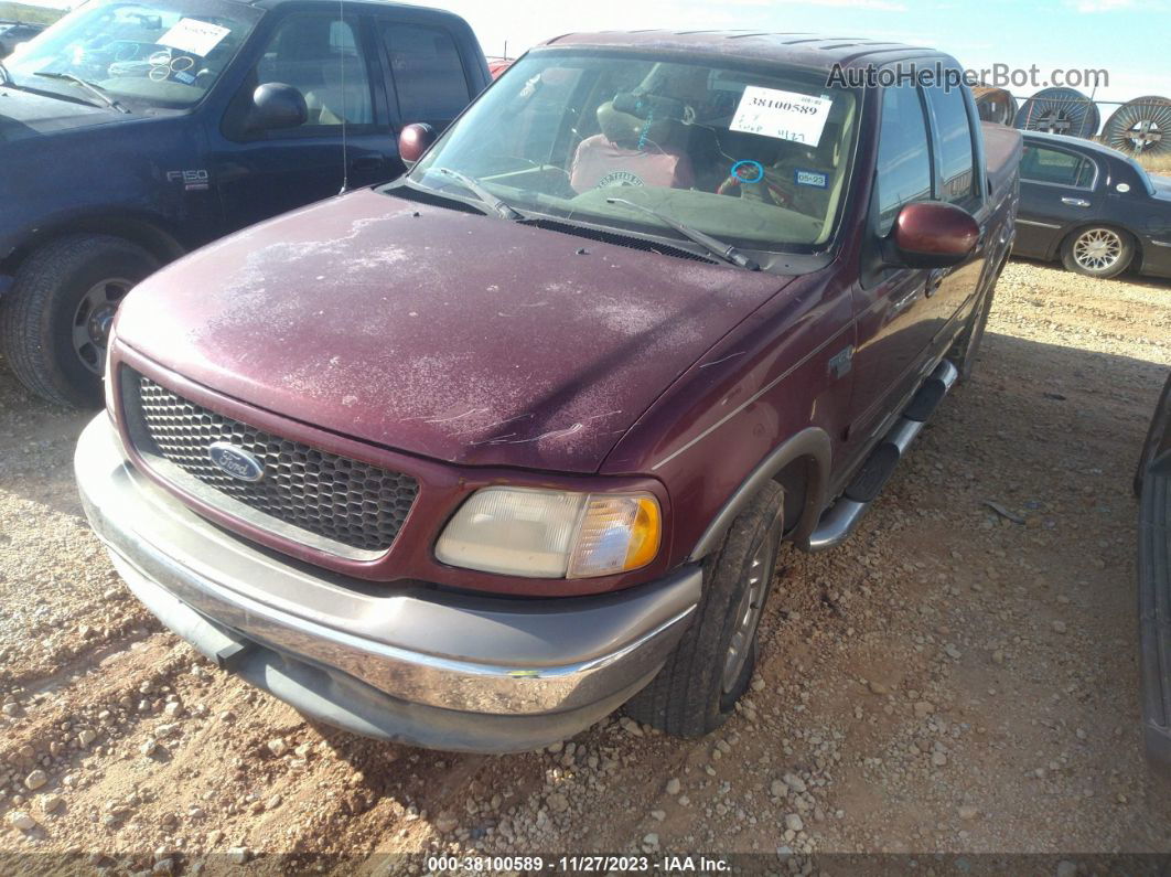 2003 Ford F-150 Lariat/xlt Red vin: 1FTRW07633KA27122