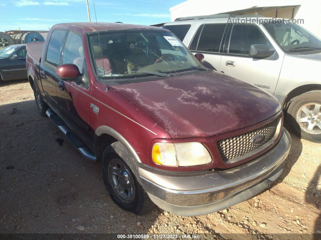 2003 Ford F-150 Lariat/xlt Red vin: 1FTRW07633KA27122