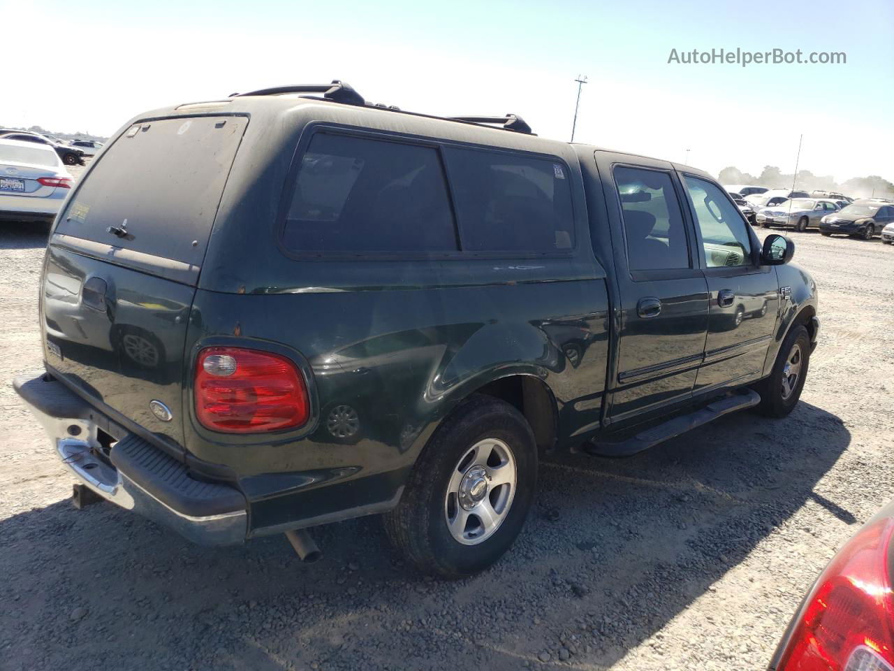 2003 Ford F150 Supercrew Green vin: 1FTRW07633KA30327