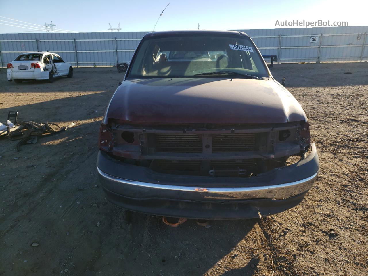 2003 Ford F150 Supercrew Бордовый vin: 1FTRW07633KB17189