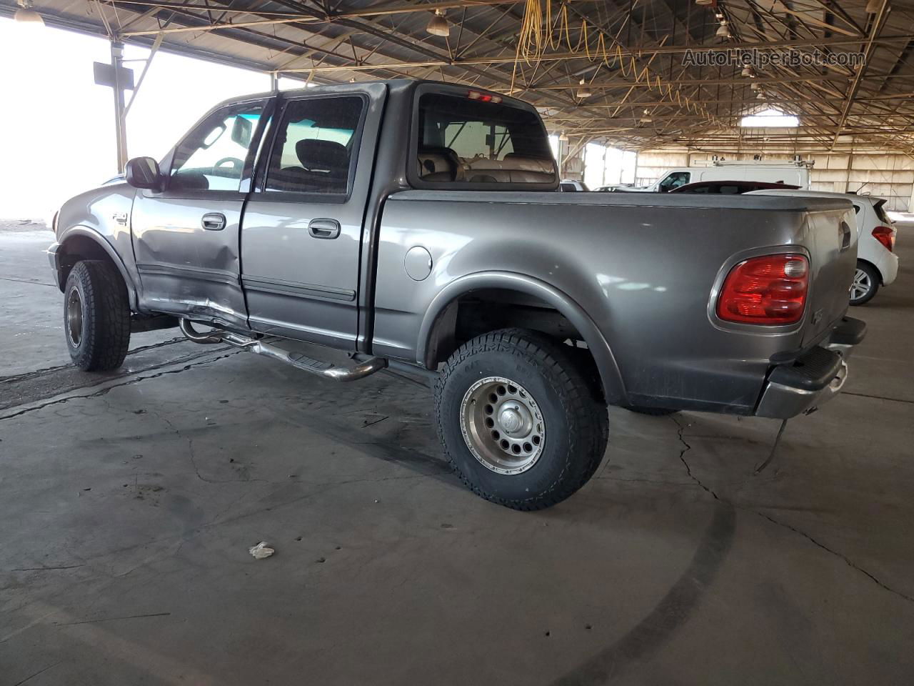 2003 Ford F150 Supercrew Gray vin: 1FTRW07633KB92071