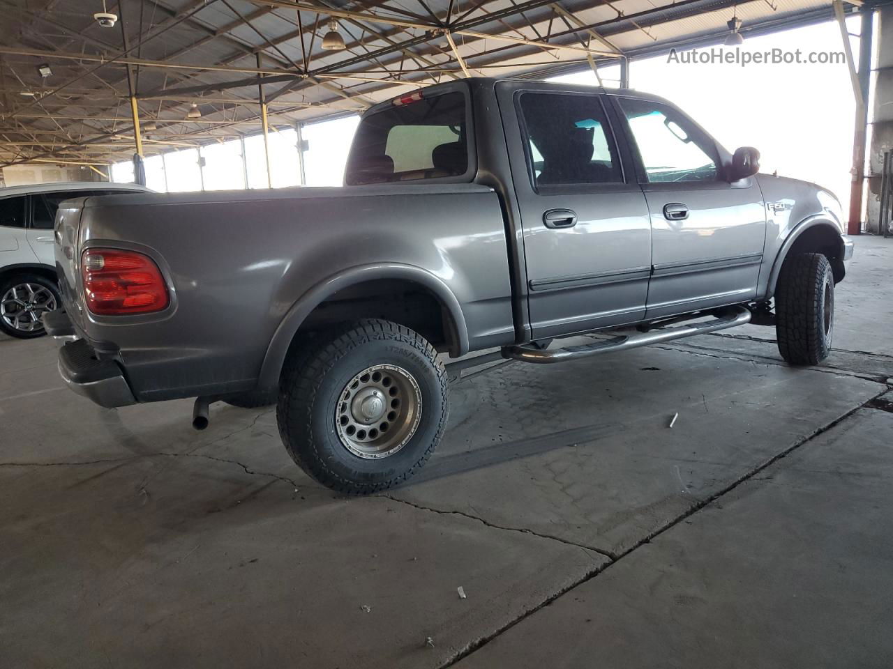 2003 Ford F150 Supercrew Gray vin: 1FTRW07633KB92071