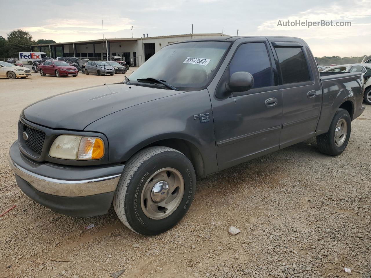 2003 Ford F150 Supercrew Gray vin: 1FTRW07643KB83752