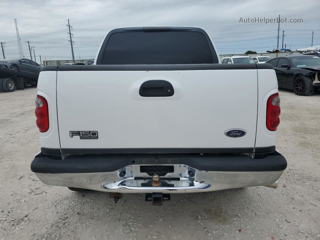 2003 Ford F150 Supercrew White vin: 1FTRW07643KD05834