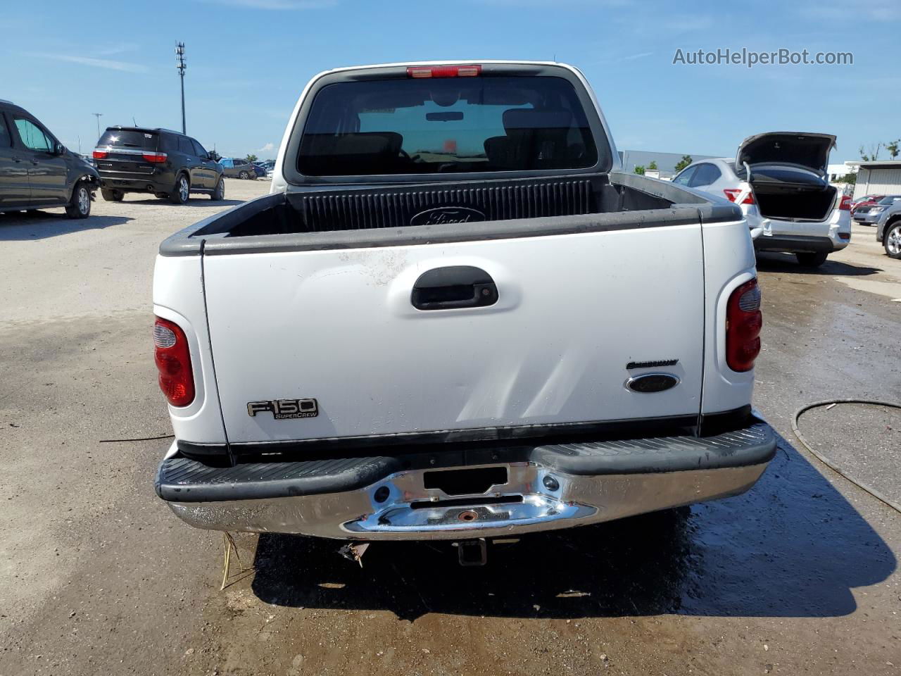 2003 Ford F150 Supercrew White vin: 1FTRW07643KD85054