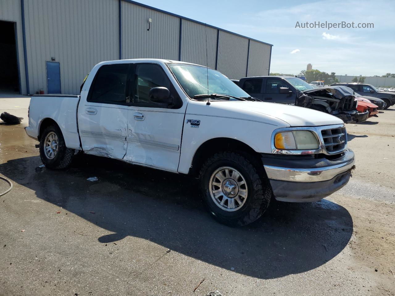 2003 Ford F150 Supercrew Белый vin: 1FTRW07643KD85054