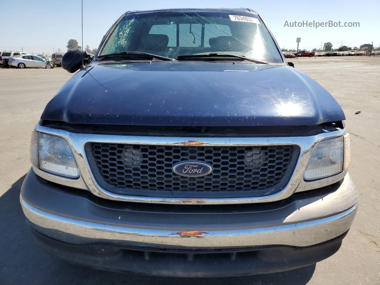 2003 Ford F150 Supercrew Синий vin: 1FTRW07663KD81801