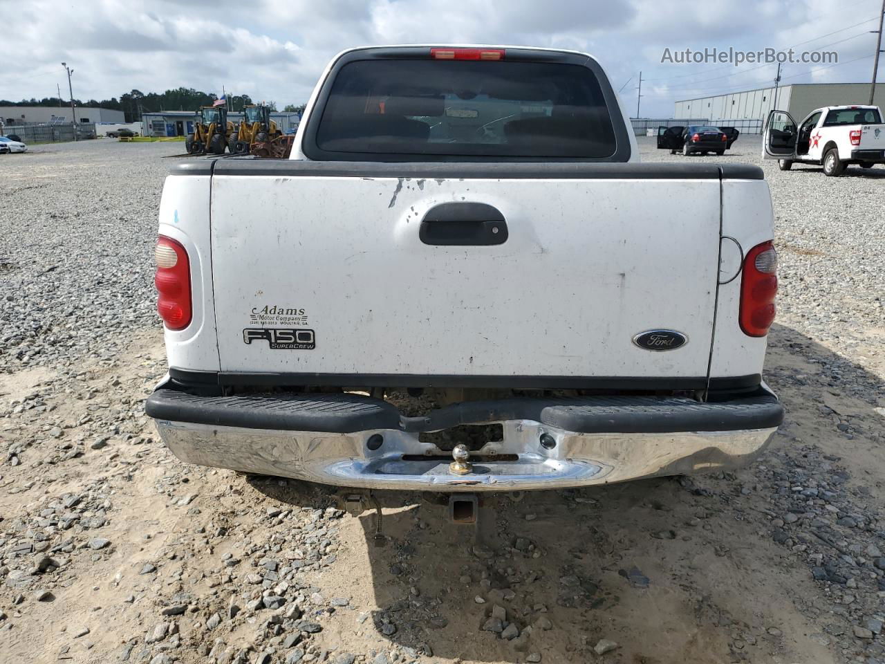 2003 Ford F150 Supercrew White vin: 1FTRW07673KB73071