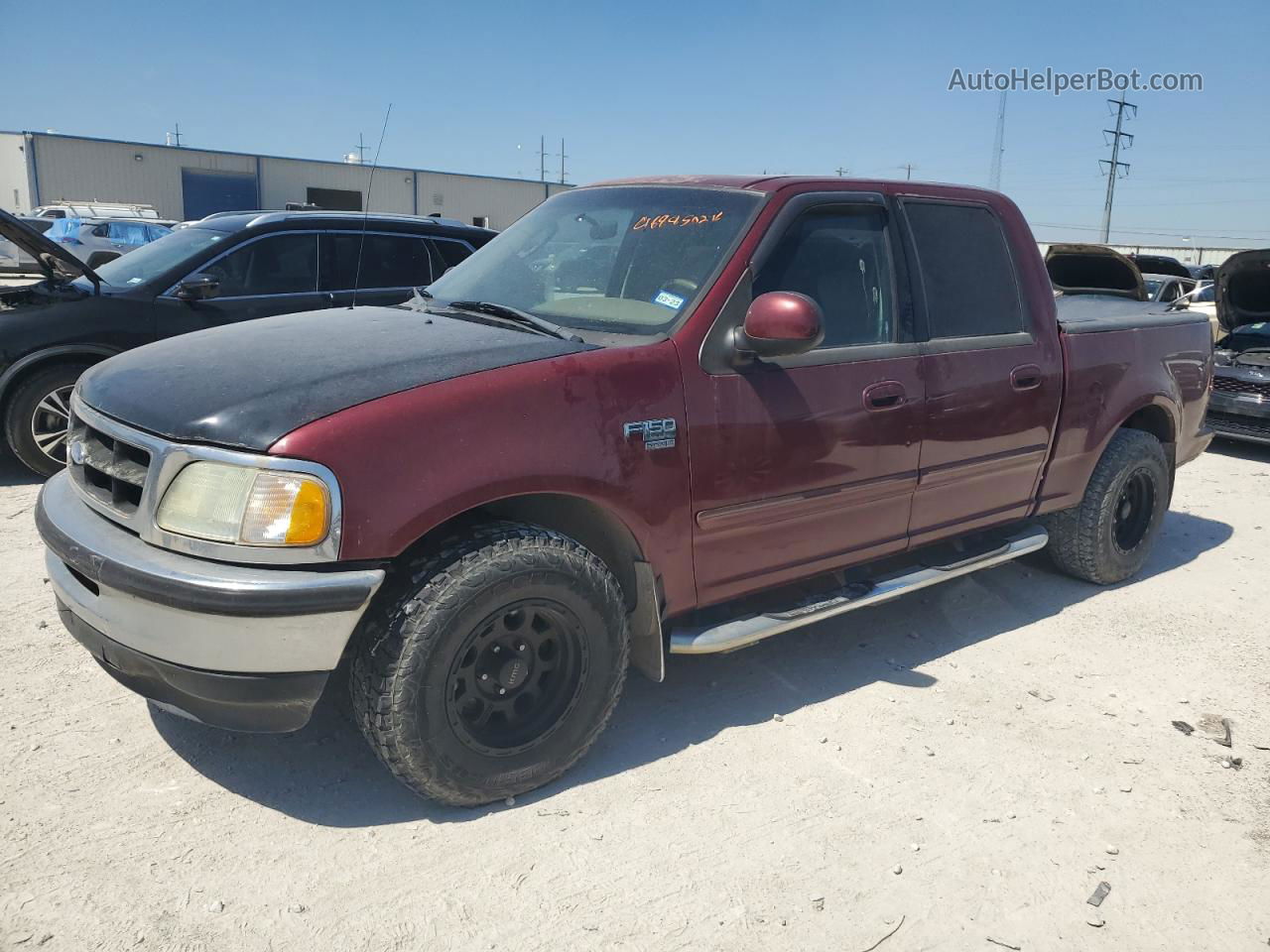 2003 Ford F150 Supercrew Maroon vin: 1FTRW07673KC21670