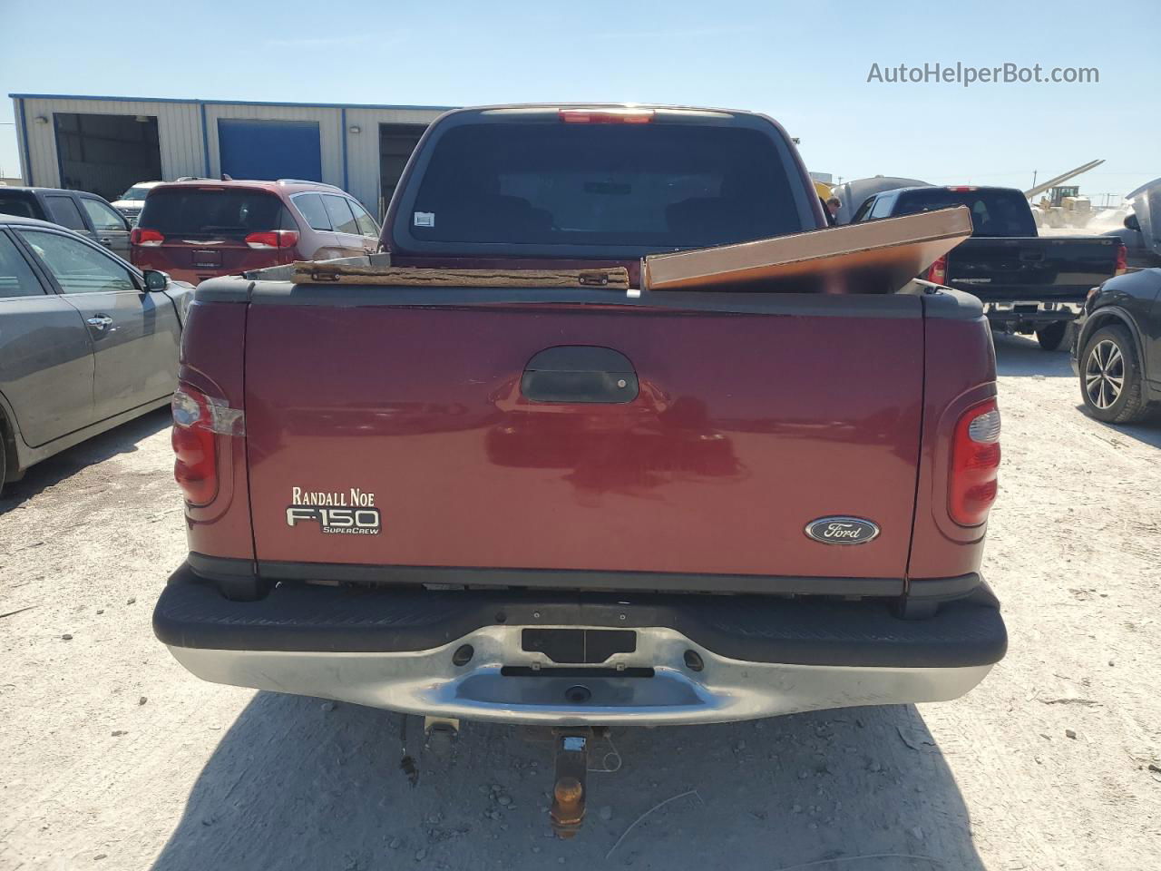 2003 Ford F150 Supercrew Maroon vin: 1FTRW07673KC21670