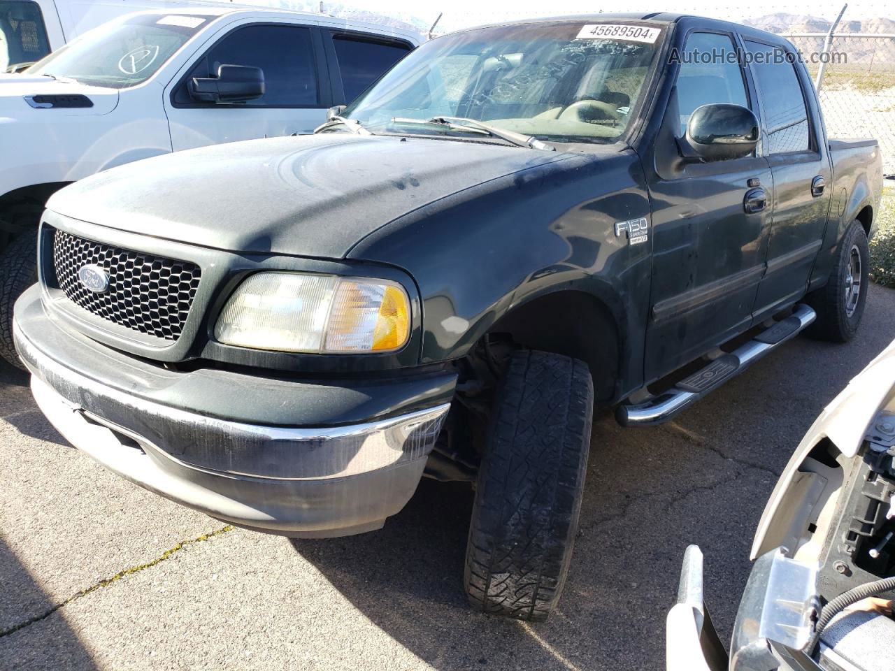 2003 Ford F150 Supercrew Green vin: 1FTRW07673KC69900