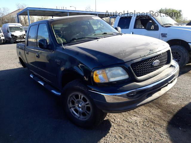 2003 Ford F150 Supercrew Зеленый vin: 1FTRW07673KC69900