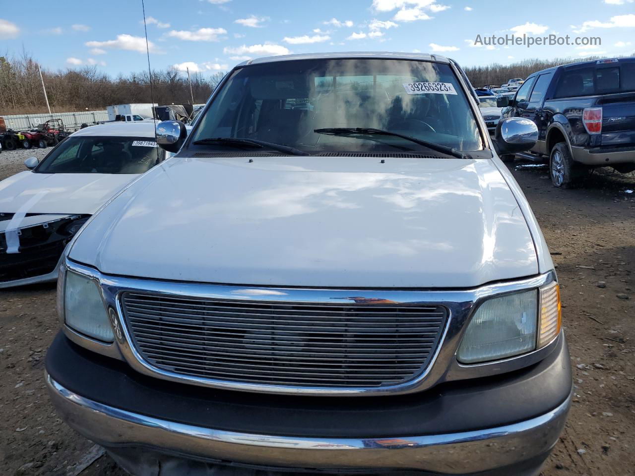 2003 Ford F150 Supercrew Белый vin: 1FTRW07683KC91405