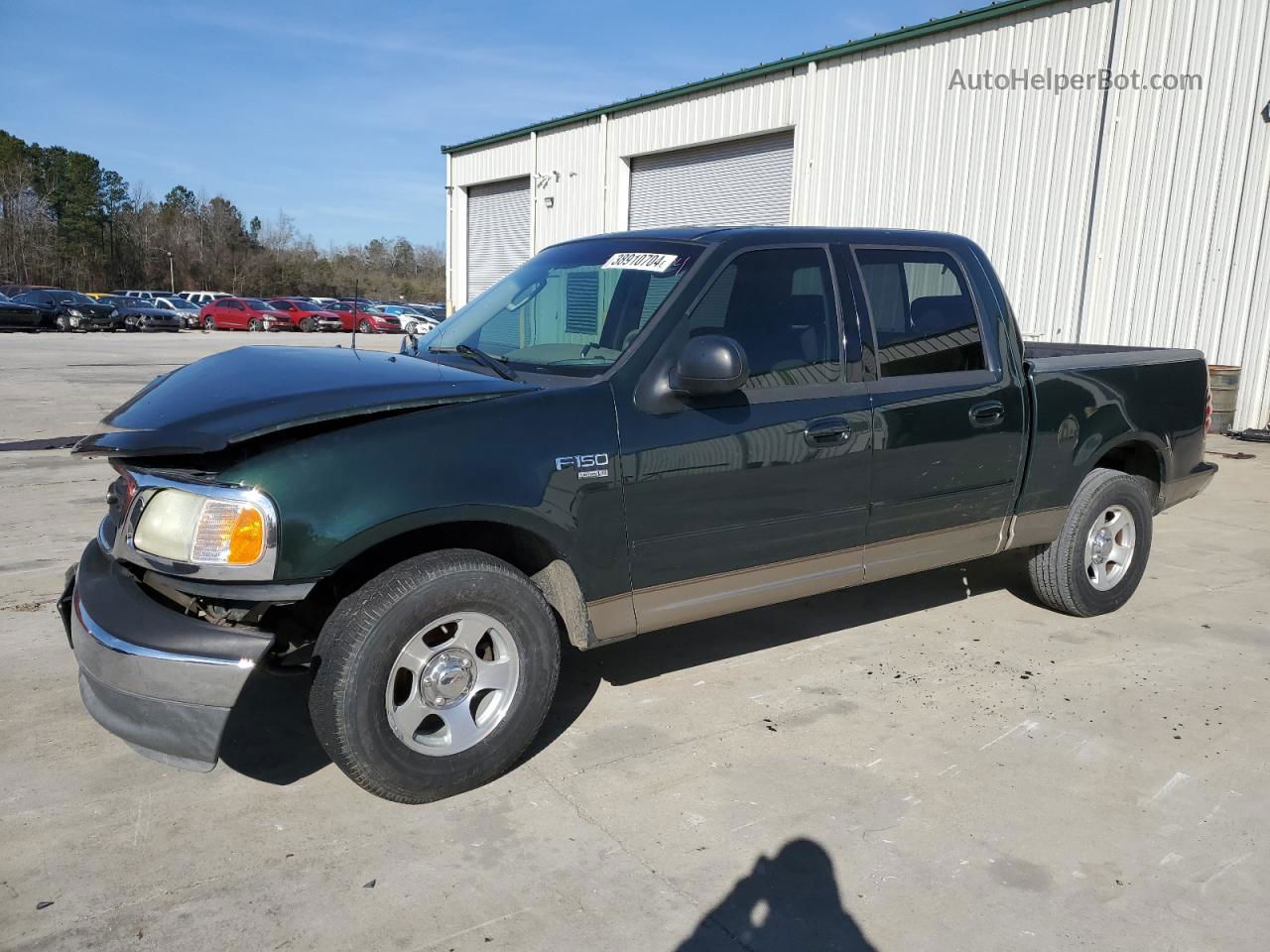 2003 Ford F150 Supercrew Green vin: 1FTRW07683KD87793