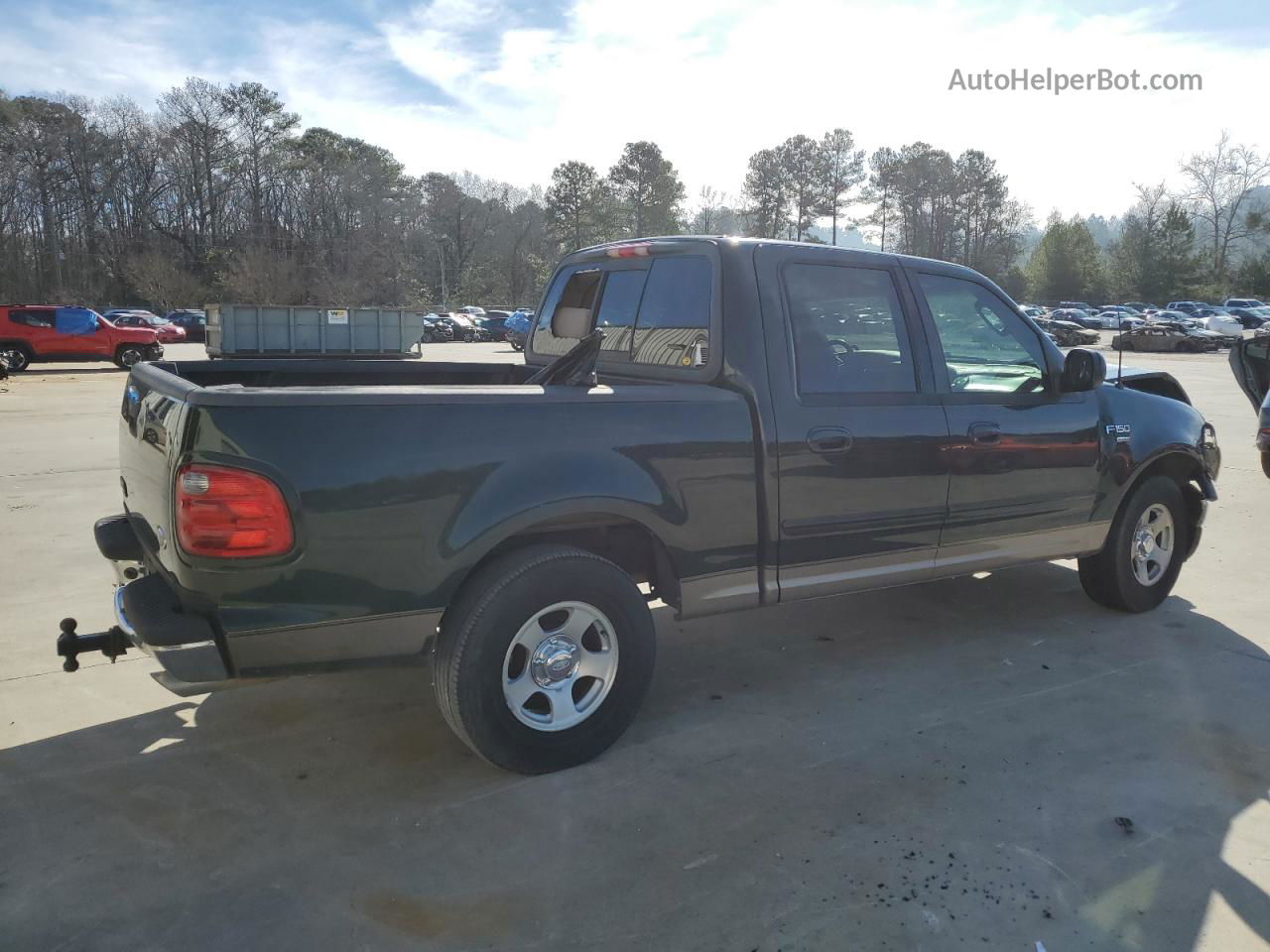 2003 Ford F150 Supercrew Green vin: 1FTRW07683KD87793