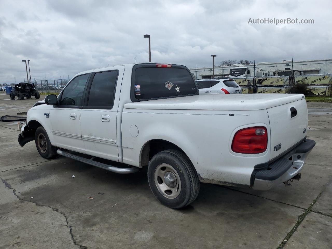 2003 Ford F150 Supercrew White vin: 1FTRW07693KC37417